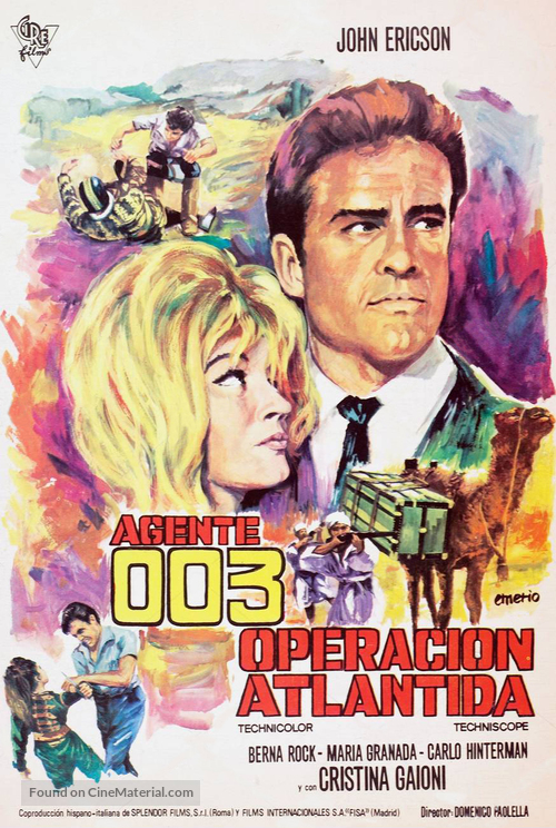 Agente S 03: Operazione Atlantide - Spanish Movie Poster