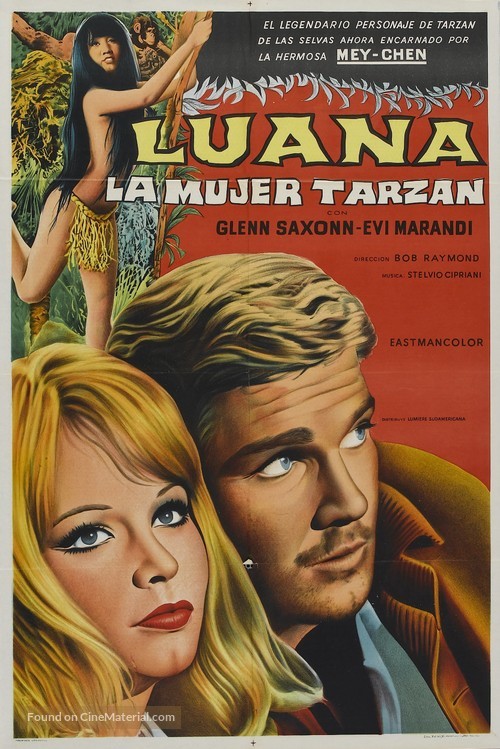 Luana la figlia delle foresta vergine - Argentinian Movie Poster