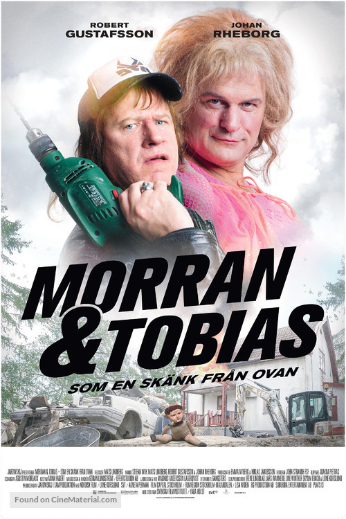 Morran &amp; Tobias - Som en sk&auml;nk fr&aring;n ovan - Swedish Movie Poster