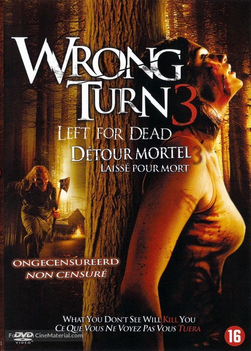 Wrong Turn 3 - Belgian DVD movie cover
