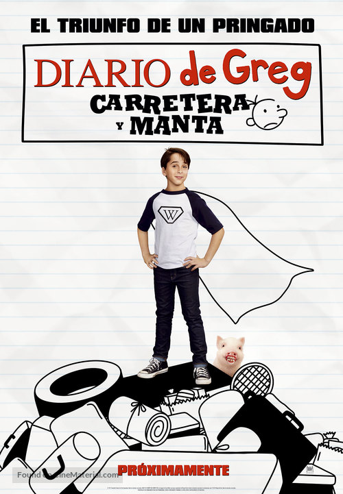 Diary of a Wimpy Kid: The Long Haul - Spanish Movie Poster