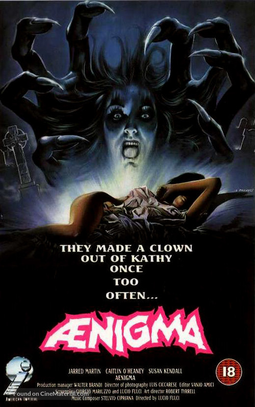Aenigma - British VHS movie cover