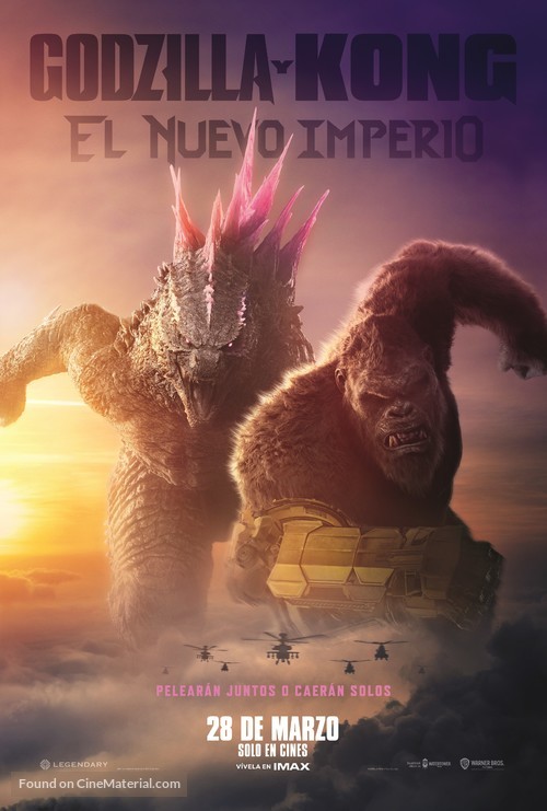 Godzilla x Kong: The New Empire - Mexican Movie Poster