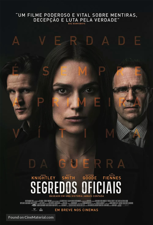 Official Secrets - Brazilian Movie Poster