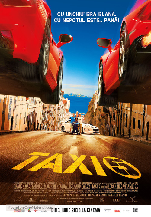 Taxi 5 - Romanian Movie Poster