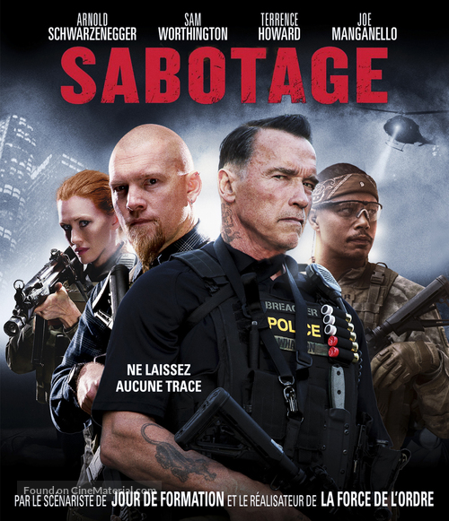 Sabotage - Canadian Blu-Ray movie cover