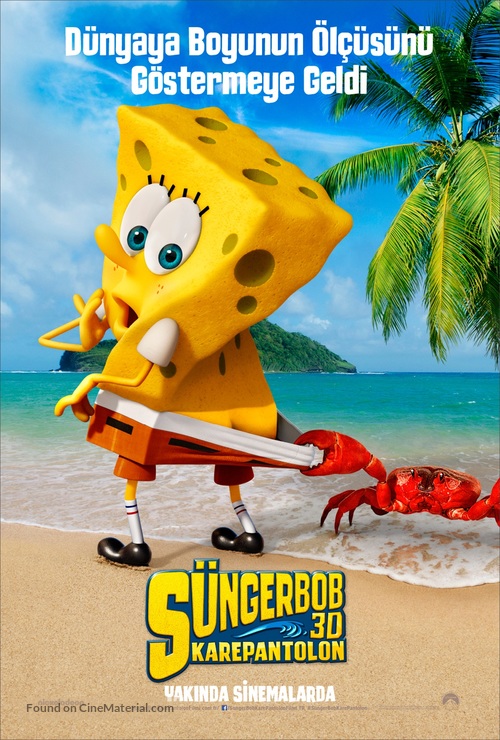 The SpongeBob Movie: Sponge Out of Water - Turkish Movie Poster