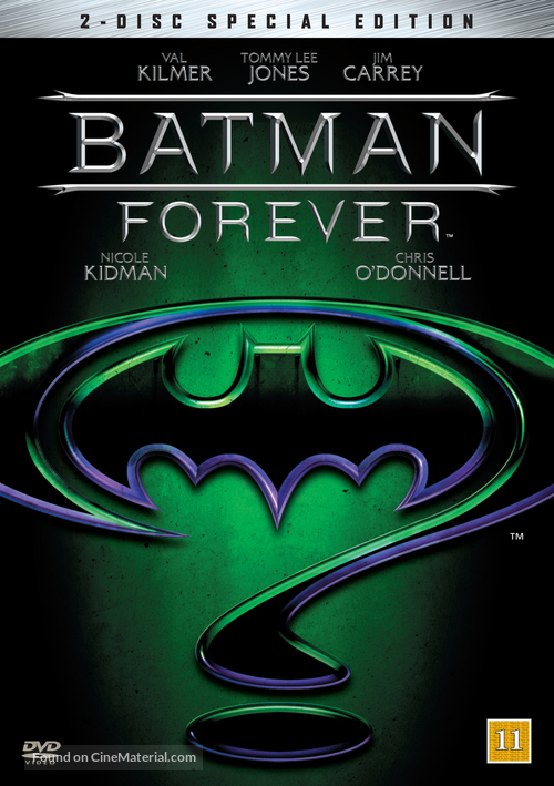 Batman Forever - Danish Movie Cover