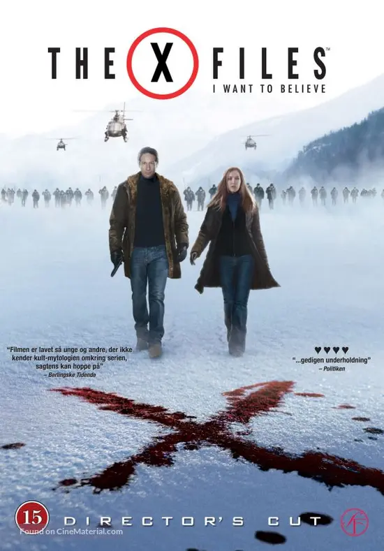 The X Files: I Want to Believe - Danish Movie Cover