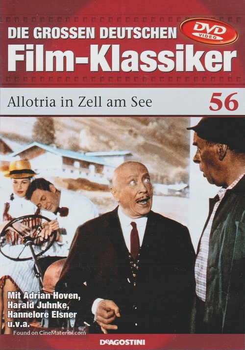 Allotria in Zell am See - German DVD movie cover