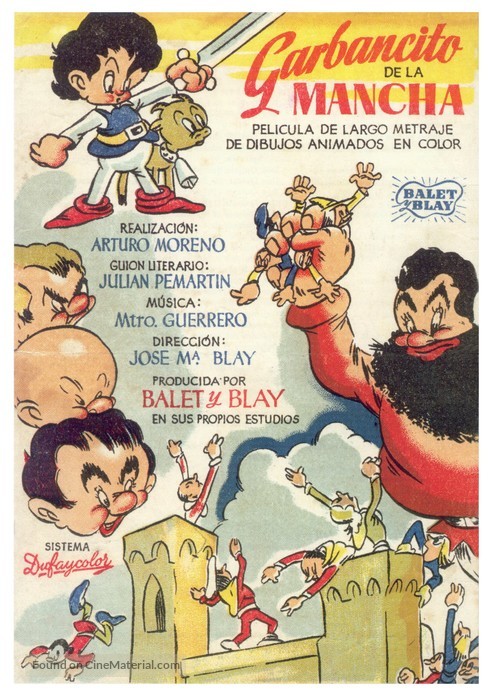 Garbancito de la Mancha - Spanish Movie Poster