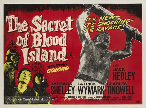 The Secret of Blood Island - British Movie Poster
