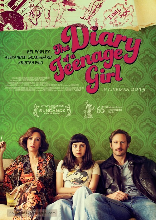 The Diary of a Teenage Girl - British Movie Poster