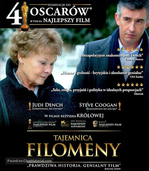 Philomena - Polish Blu-Ray movie cover