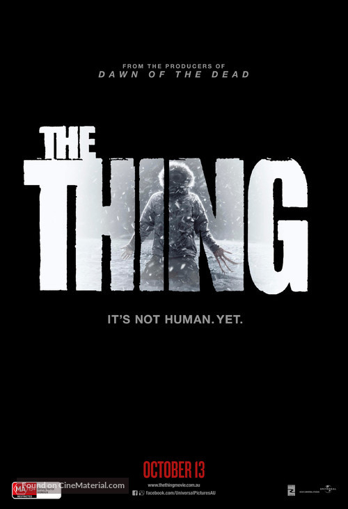 The Thing - Australian Movie Poster