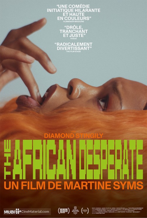 The African Desperate - French Movie Poster