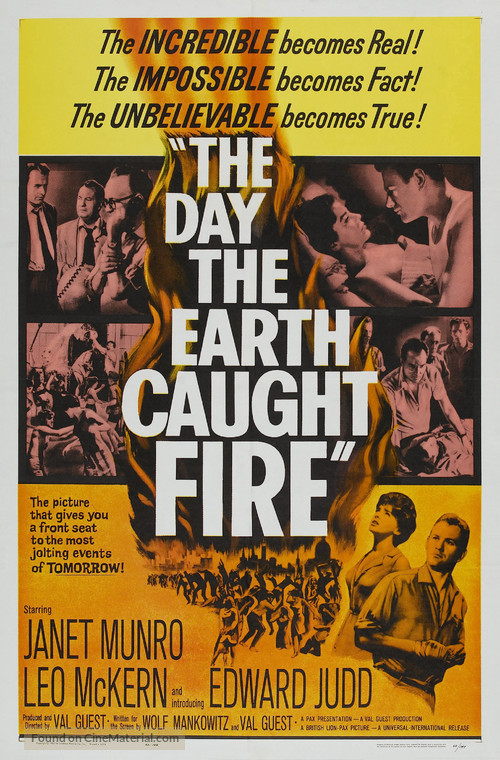 The Day the Earth Caught Fire - Theatrical movie poster