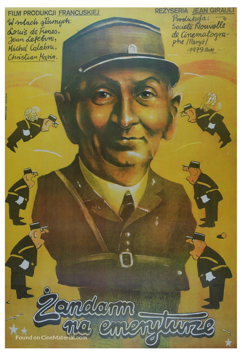 Le gendarme en balade - Polish Movie Poster