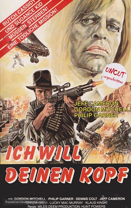 Gi&ugrave; la testa... hombre - German VHS movie cover