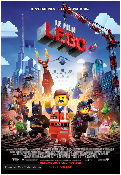 The Lego Movie - Canadian Movie Poster