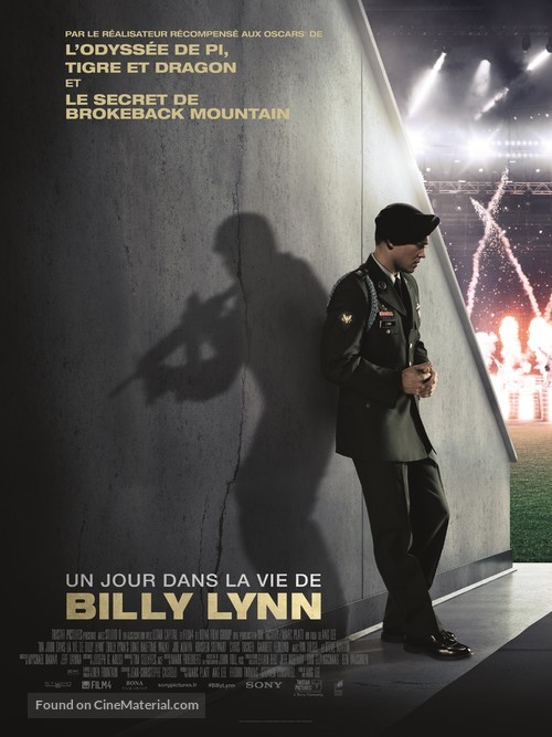 Billy Lynn&#039;s Long Halftime Walk - French Movie Poster