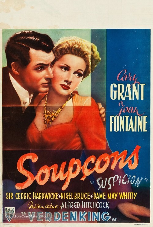 Suspicion - Belgian Movie Poster