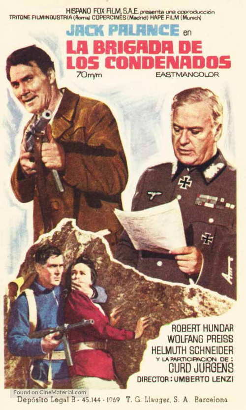 La legione dei dannati - Spanish Movie Poster