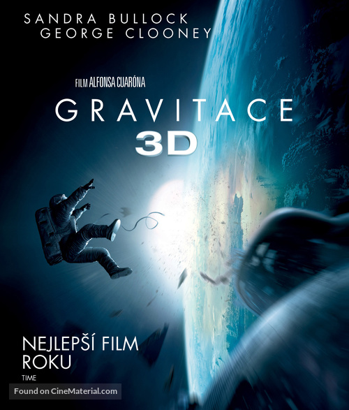 Gravity - Czech Blu-Ray movie cover