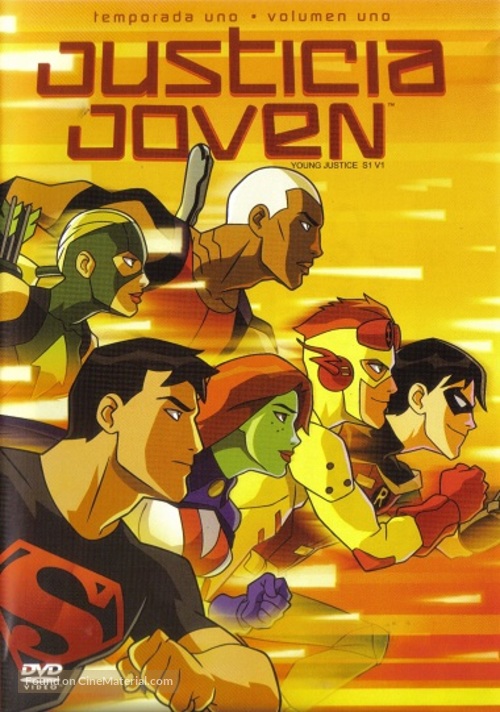 &quot;Young Justice&quot; - Mexican DVD movie cover