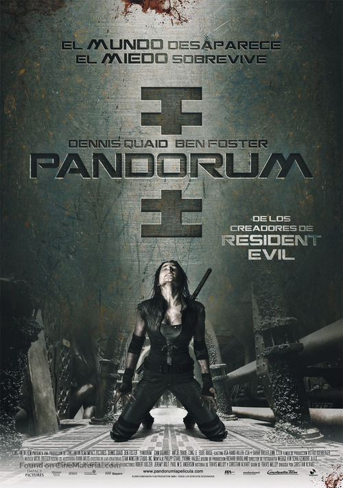 Pandorum - Spanish Movie Poster
