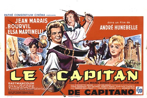 Le capitan - Belgian Movie Poster