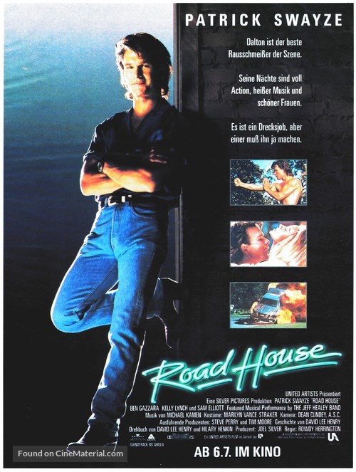 Road House - German Movie Poster