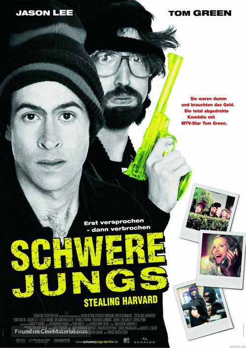 Stealing Harvard - German Movie Poster
