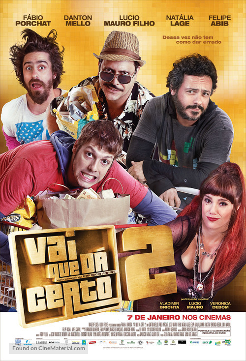 Vai que D&aacute; Certo 2 - Brazilian Movie Poster