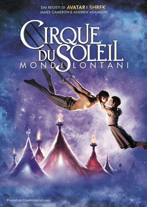 Cirque du Soleil: Worlds Away - Italian DVD movie cover