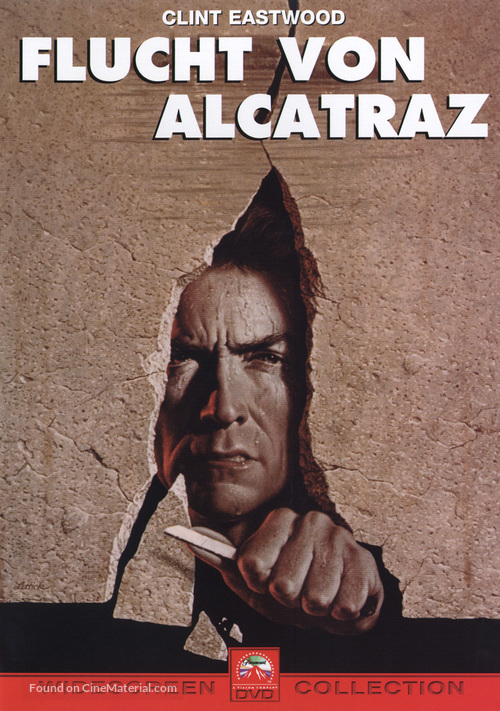 Escape From Alcatraz - German DVD movie cover