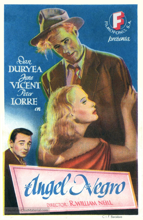 Black Angel - Spanish Movie Poster