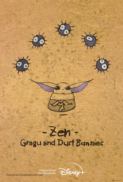 Zen - Grogu and Dust Bunnies - Movie Poster