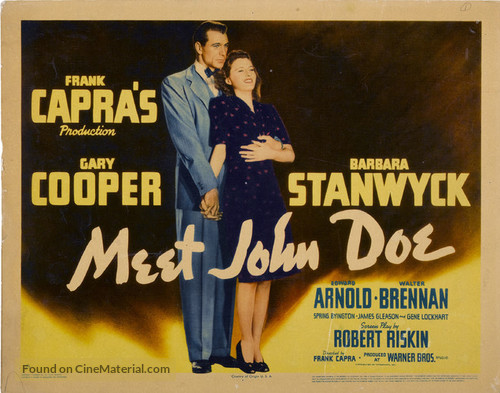Meet John Doe - Movie Poster