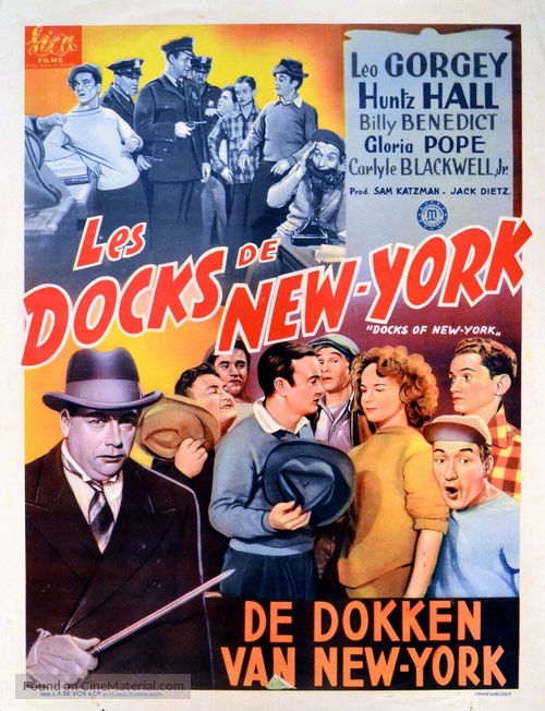 Docks of New York - Belgian Movie Poster