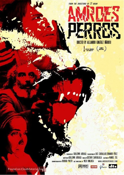 Amores Perros - British Movie Poster