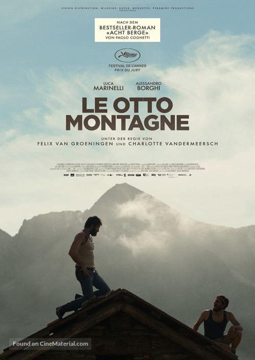 Le otto montagne - Swiss Movie Poster