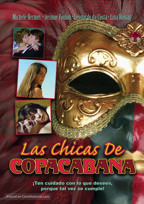 Les filles de Copacabana - Mexican DVD movie cover