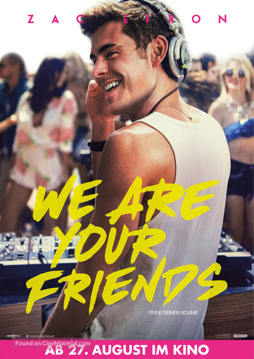 We Are Your Friends - German Movie Poster