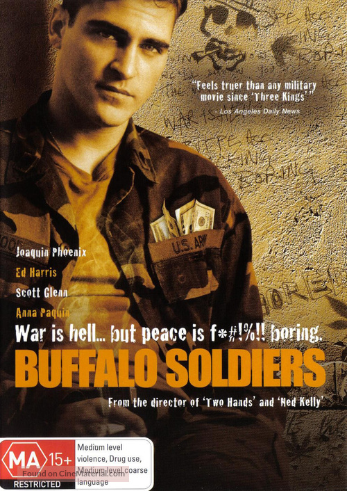 Buffalo Soldiers - Australian DVD movie cover