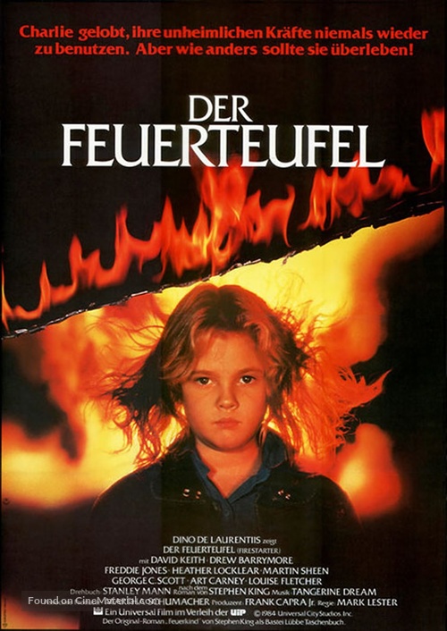 Firestarter - German Movie Poster