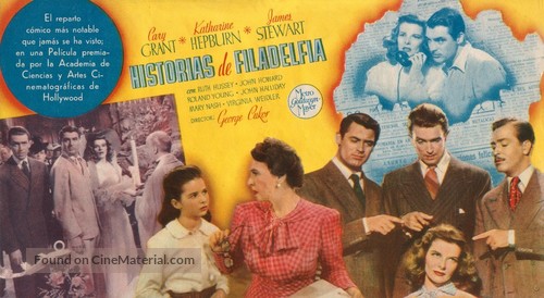 The Philadelphia Story - Spanish Theatrical movie poster