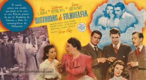 The Philadelphia Story - Spanish Theatrical movie poster
