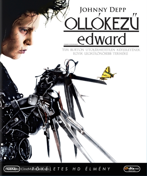 Edward Scissorhands - Hungarian Blu-Ray movie cover