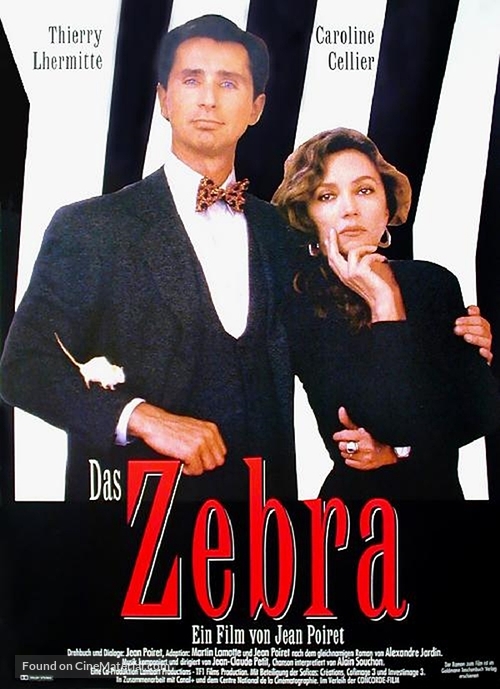 Le z&egrave;bre - German Movie Poster